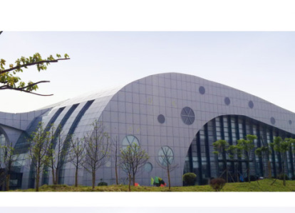 白山会议中心外景网架工程